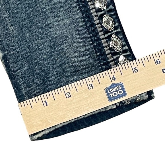 Venti6 Denim Jeggings Jeans Pull-on Elastic Waist Sequins Women’s Size Small - Picture 13 of 13